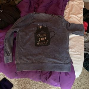 Coffee camp repeat long sleeve